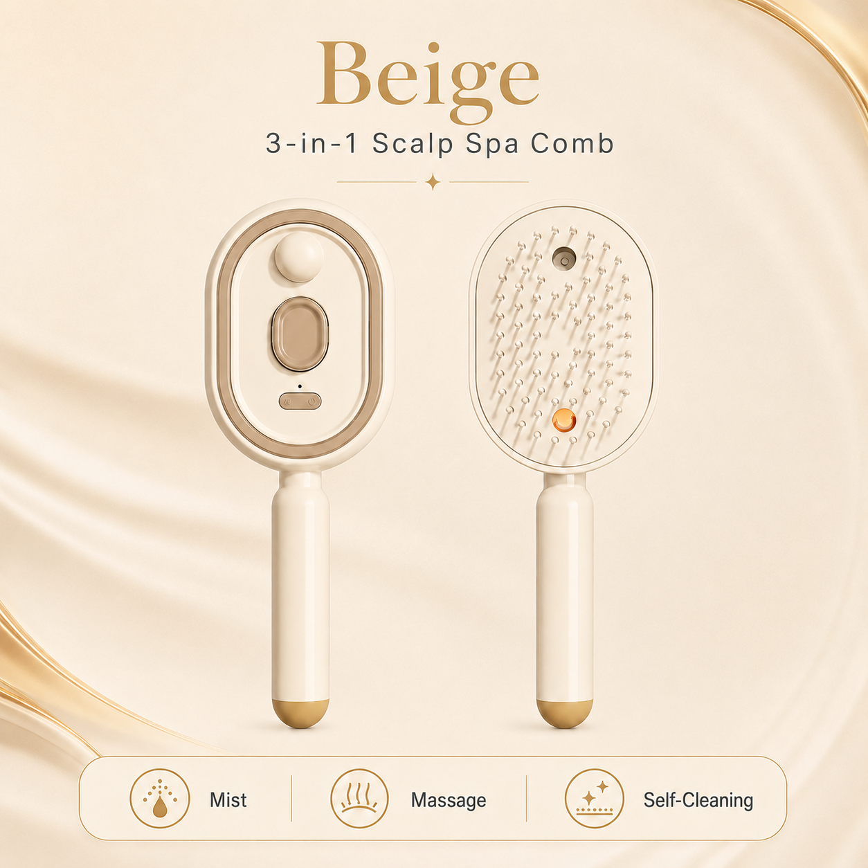🙆♀️Spray Air Cushion Massage Comb Self-Cleaning Anti-Tangle Essential Oil Mist Hair Care Comb Anti-Static Volumizing Aromatherapy Comb Perfect Gift for Mom and Girlfriend (Copy)