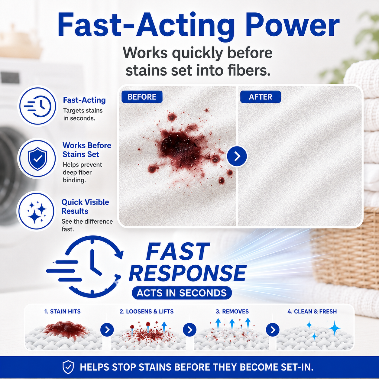 Miracle Stain Remover Spray-multi-purpose stain remover spray for clothing, carpets, upholstery and everyday pet messes—tough on stains while remaining gentle on fabrics.