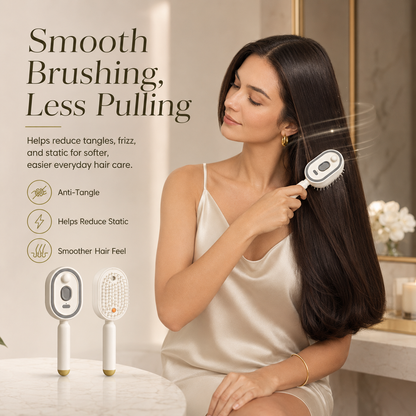 ⏳Last Day 50% OFF⏳-- 🙆‍♀️Spray Air Cushion Massage Comb Self-Cleaning Anti-Tangle Essential Oil Mist Hair Care Comb Anti-Static Volumizing Aromatherapy Comb Perfect Gift for Mom and Girlfriend