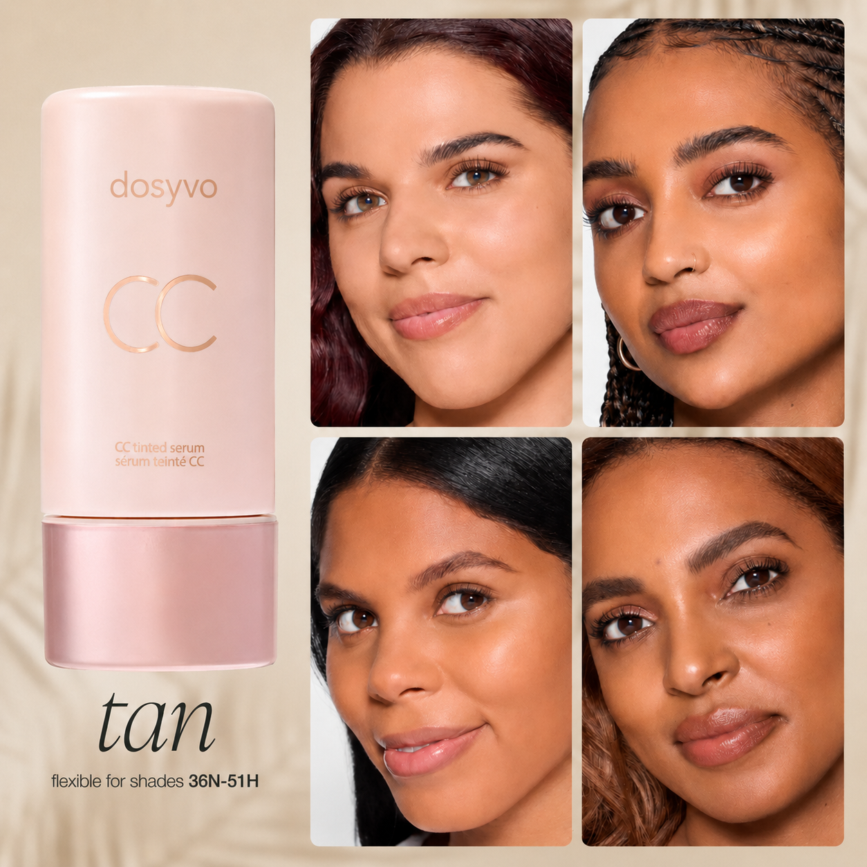 ✨ Color-Correcting Tinted Serum — Adapts to Your Skin Tone, Hydrates 24/7, and Blurs Imperfections