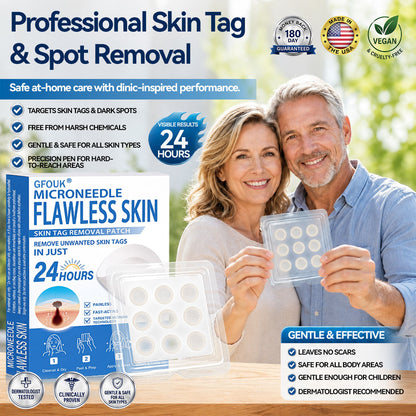 GFOUK® 🌿 𝐁𝐨𝐭𝐚𝐧𝐢𝐜𝐚𝐥 𝐌𝐢𝐜𝐫𝐨𝐧𝐞𝐞𝐝𝐥𝐞 𝐇𝐲𝐝𝐫𝐨𝐜𝐨𝐥𝐥𝐨𝐢𝐝 𝐏𝐚𝐭𝐜𝐡 (𝐅𝐨𝐫 𝐒𝐤𝐢𝐧 𝐓𝐚𝐠𝐬, 𝐒𝐦𝐚𝐥𝐥 𝐒𝐤𝐢𝐧 𝐆𝐫𝐨𝐰𝐭𝐡𝐬, 𝐖𝐚𝐫𝐭𝐬, 𝐌𝐨𝐥𝐞𝐬, 𝐀𝐠𝐞 𝐒𝐩𝐨𝐭𝐬 & 𝐏𝐢𝐠𝐦𝐞𝐧𝐭𝐚𝐭𝐢𝐨𝐧 𝐂𝐨𝐧𝐜𝐞𝐫𝐧𝐬)