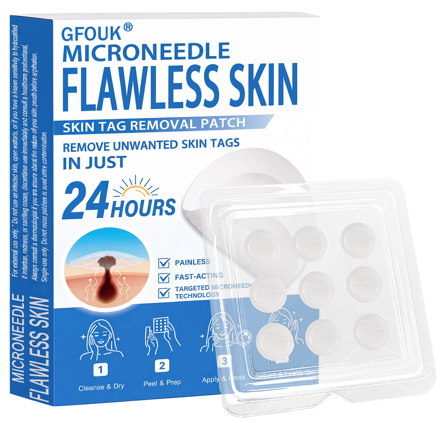 GFOUK® 🌿 𝐁𝐨𝐭𝐚𝐧𝐢𝐜𝐚𝐥 𝐌𝐢𝐜𝐫𝐨𝐧𝐞𝐞𝐝𝐥𝐞 𝐇𝐲𝐝𝐫𝐨𝐜𝐨𝐥𝐥𝐨𝐢𝐝 𝐏𝐚𝐭𝐜𝐡 (𝐅𝐨𝐫 𝐒𝐤𝐢𝐧 𝐓𝐚𝐠𝐬, 𝐒𝐦𝐚𝐥𝐥 𝐒𝐤𝐢𝐧 𝐆𝐫𝐨𝐰𝐭𝐡𝐬, 𝐖𝐚𝐫𝐭𝐬, 𝐌𝐨𝐥𝐞𝐬, 𝐀𝐠𝐞 𝐒𝐩𝐨𝐭𝐬 & 𝐏𝐢𝐠𝐦𝐞𝐧𝐭𝐚𝐭𝐢𝐨𝐧 𝐂𝐨𝐧𝐜𝐞𝐫𝐧𝐬)