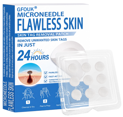 GFOUK® 🌿 𝐁𝐨𝐭𝐚𝐧𝐢𝐜𝐚𝐥 𝐌𝐢𝐜𝐫𝐨𝐧𝐞𝐞𝐝𝐥𝐞 𝐇𝐲𝐝𝐫𝐨𝐜𝐨𝐥𝐥𝐨𝐢𝐝 𝐏𝐚𝐭𝐜𝐡 (𝐅𝐨𝐫 𝐒𝐤𝐢𝐧 𝐓𝐚𝐠𝐬, 𝐒𝐦𝐚𝐥𝐥 𝐒𝐤𝐢𝐧 𝐆𝐫𝐨𝐰𝐭𝐡𝐬, 𝐖𝐚𝐫𝐭𝐬, 𝐌𝐨𝐥𝐞𝐬, 𝐀𝐠𝐞 𝐒𝐩𝐨𝐭𝐬 & 𝐏𝐢𝐠𝐦𝐞𝐧𝐭𝐚𝐭𝐢𝐨𝐧 𝐂𝐨𝐧𝐜𝐞𝐫𝐧𝐬)