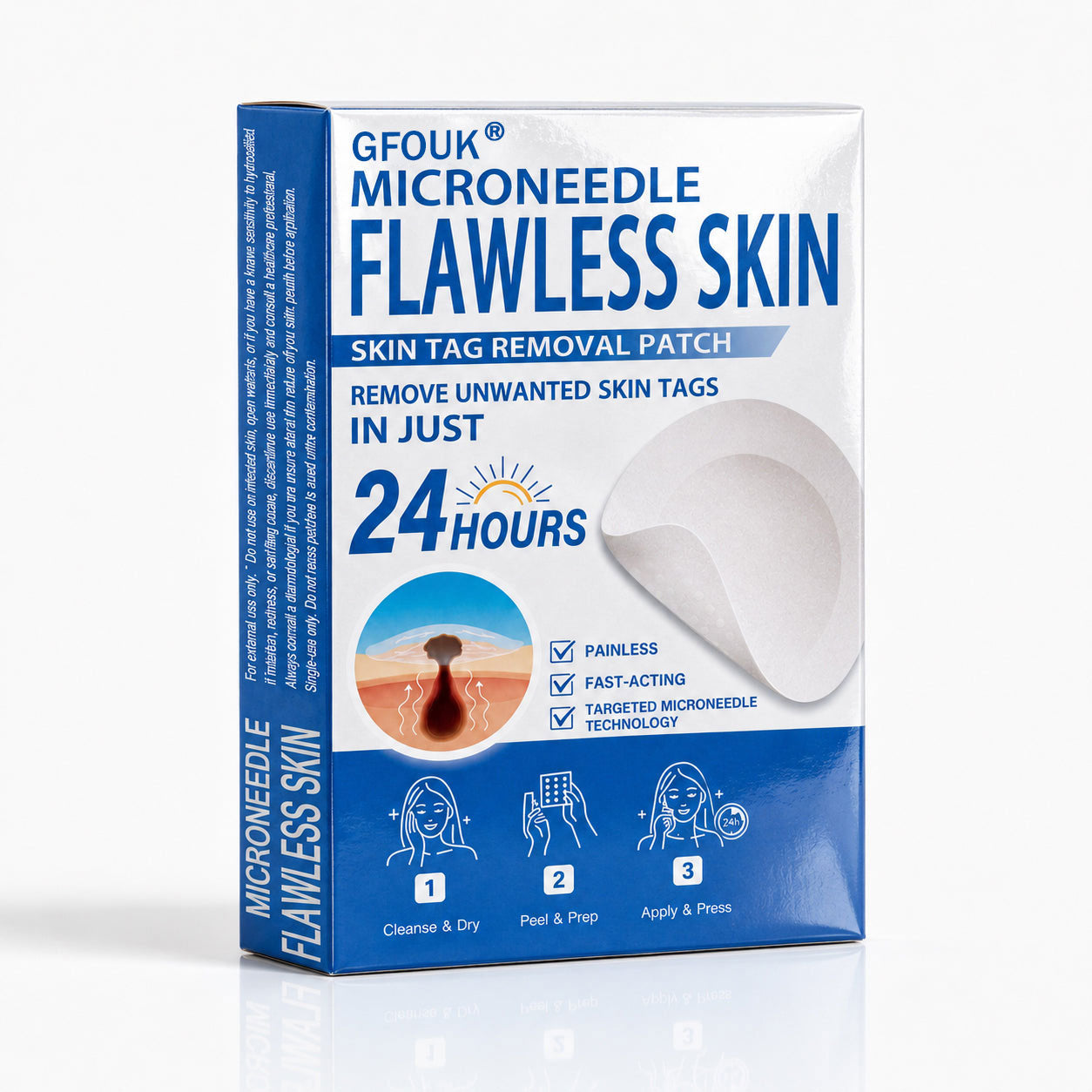 GFOUK® 🌿 𝐁𝐨𝐭𝐚𝐧𝐢𝐜𝐚𝐥 𝐌𝐢𝐜𝐫𝐨𝐧𝐞𝐞𝐝𝐥𝐞 𝐇𝐲𝐝𝐫𝐨𝐜𝐨𝐥𝐥𝐨𝐢𝐝 𝐏𝐚𝐭𝐜𝐡 (𝐅𝐨𝐫 𝐒𝐤𝐢𝐧 𝐓𝐚𝐠𝐬, 𝐒𝐦𝐚𝐥𝐥 𝐒𝐤𝐢𝐧 𝐆𝐫𝐨𝐰𝐭𝐡𝐬, 𝐖𝐚𝐫𝐭𝐬, 𝐌𝐨𝐥𝐞𝐬, 𝐀𝐠𝐞 𝐒𝐩𝐨𝐭𝐬 & 𝐏𝐢𝐠𝐦𝐞𝐧𝐭𝐚𝐭𝐢𝐨𝐧 𝐂𝐨𝐧𝐜𝐞𝐫𝐧𝐬)