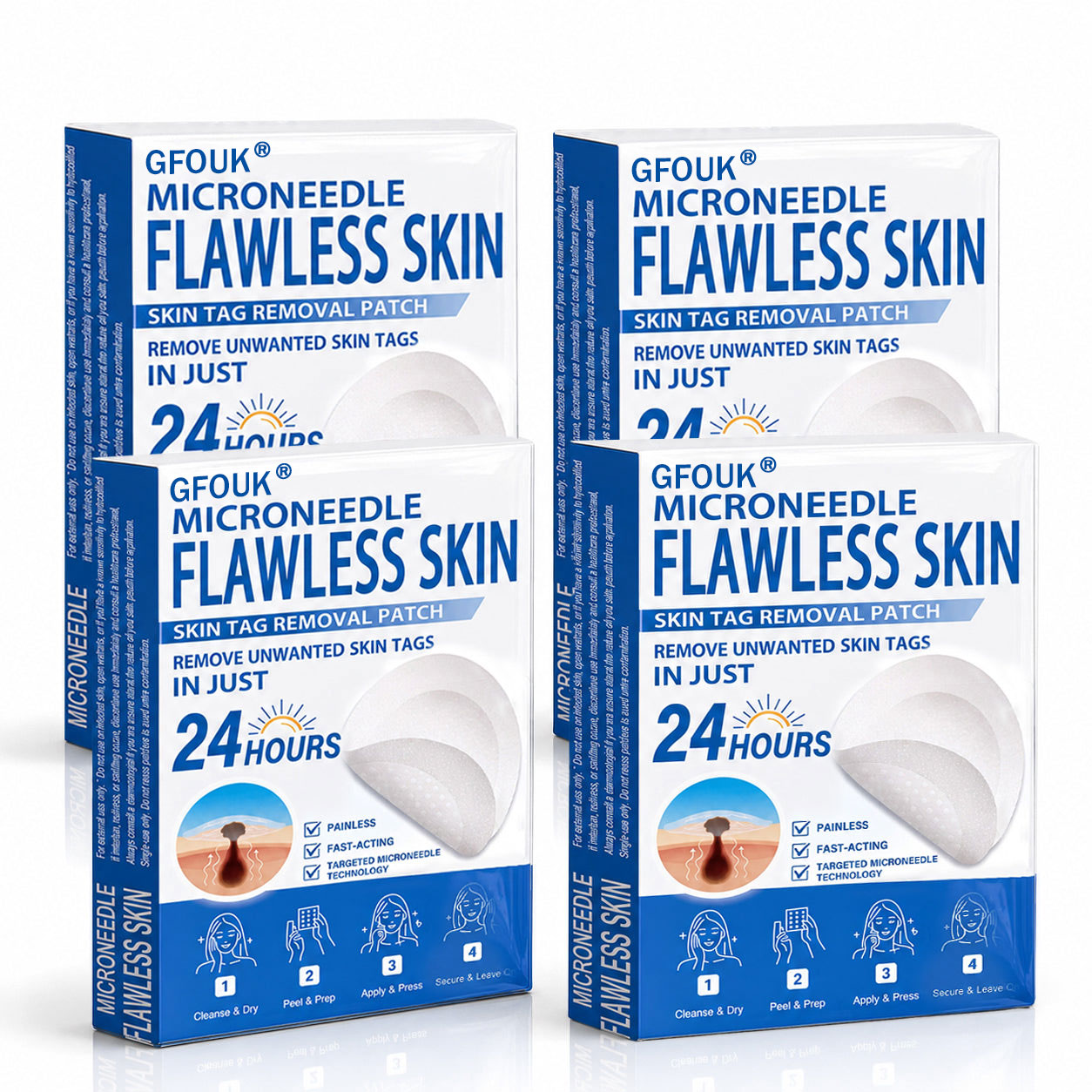 GFOUK® 🌿 𝐁𝐨𝐭𝐚𝐧𝐢𝐜𝐚𝐥 𝐌𝐢𝐜𝐫𝐨𝐧𝐞𝐞𝐝𝐥𝐞 𝐇𝐲𝐝𝐫𝐨𝐜𝐨𝐥𝐥𝐨𝐢𝐝 𝐏𝐚𝐭𝐜𝐡 (𝐅𝐨𝐫 𝐒𝐤𝐢𝐧 𝐓𝐚𝐠𝐬, 𝐒𝐦𝐚𝐥𝐥 𝐒𝐤𝐢𝐧 𝐆𝐫𝐨𝐰𝐭𝐡𝐬, 𝐖𝐚𝐫𝐭𝐬, 𝐌𝐨𝐥𝐞𝐬, 𝐀𝐠𝐞 𝐒𝐩𝐨𝐭𝐬 & 𝐏𝐢𝐠𝐦𝐞𝐧𝐭𝐚𝐭𝐢𝐨𝐧 𝐂𝐨𝐧𝐜𝐞𝐫𝐧𝐬)