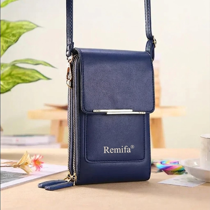 Remifa®2026 Trendy Minimalist Elegant Women's Touchscreen Crossbody Phone Wallet