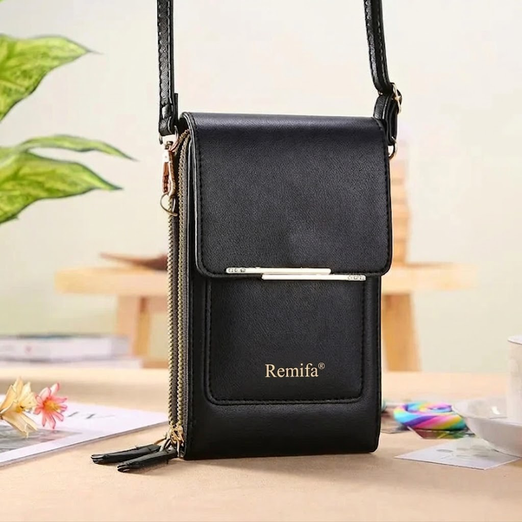 Remifa®2026 Trendy Minimalist Elegant Women's Touchscreen Crossbody Phone Wallet