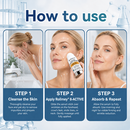 Pharmacist Recommended 🏆 Rolimey® 8-ACTIVE Longevity Solid Serum Stick