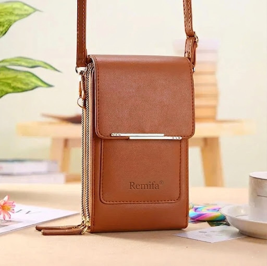 Remifa®2026 Trendy Minimalist Elegant Women's Touchscreen Crossbody Phone Wallet