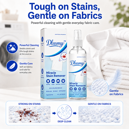 Miracle Stain Remover Spray-multi-purpose stain remover spray for clothing, carpets, upholstery and everyday pet messes—tough on stains while remaining gentle on fabrics.