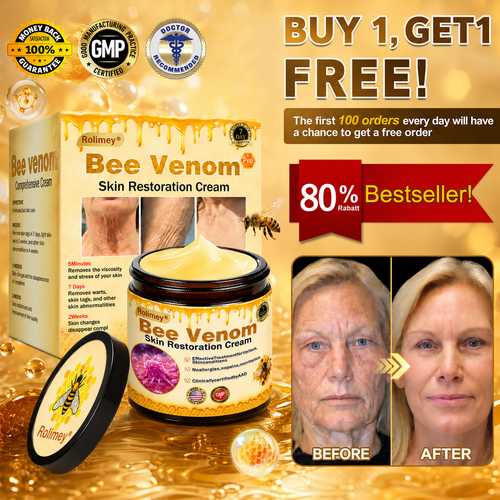 ☀️☀️Official Brand Shop丨Rolimey® 🐝Bee venom Pro Comprehensive Cream—Tightening for Skin Types