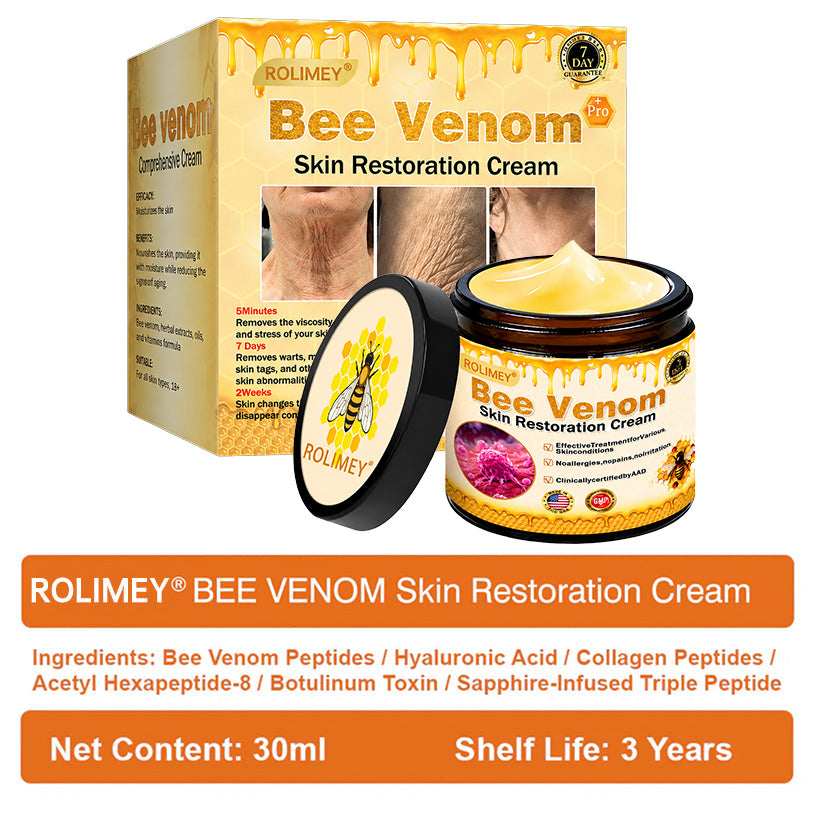 ☀️☀️Official Brand Shop丨Rolimey® 🐝Bee venom Pro Comprehensive Cream—Tightening for Skin Types