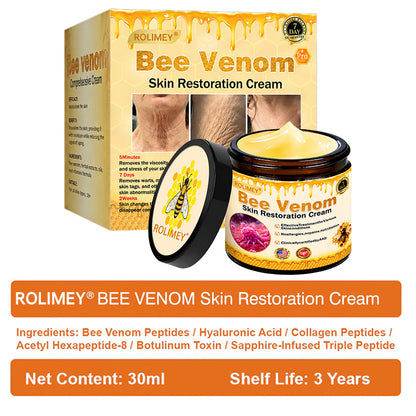 ☀️☀️Official Brand Shop丨Rolimey® 🐝Bee venom Pro Comprehensive Cream—Tightening for Skin Types