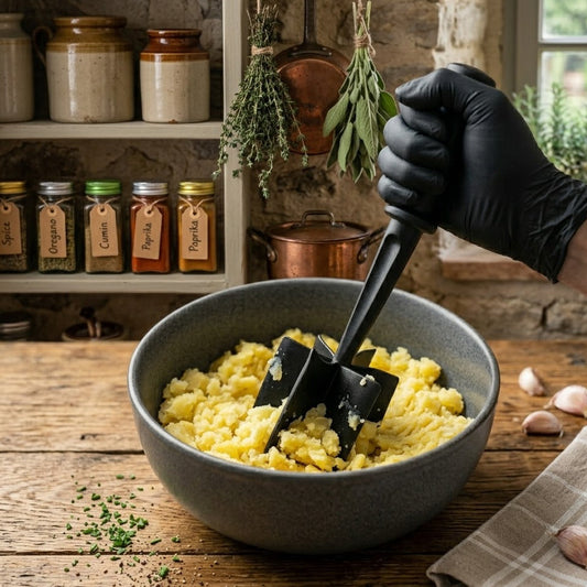 Yummolocosh Multi-Functional Kitchen Meat & Potato Masher | Professional Culinary Grade Design