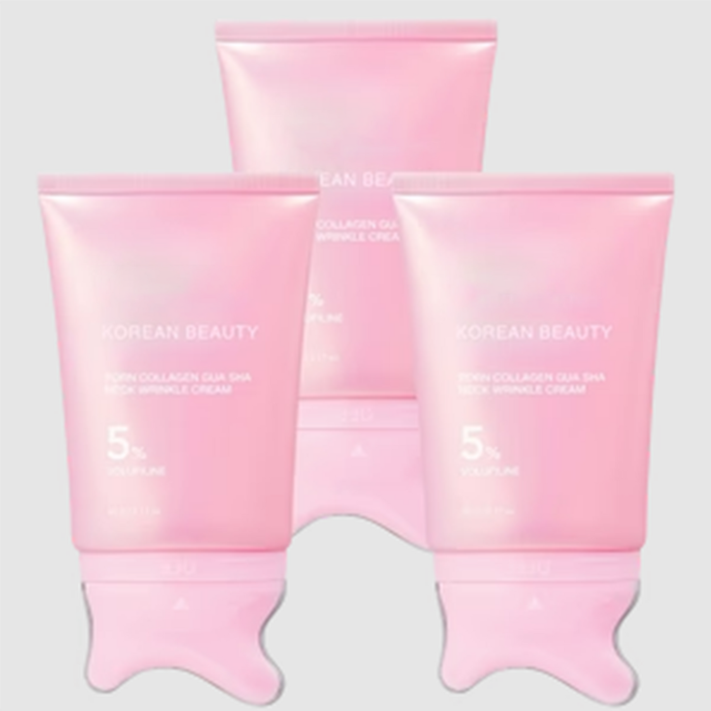 ✨ 5-Min Neck Lift Cream – PDRN Collagen Gua Sha, Firms Turkey Neck & Jawline