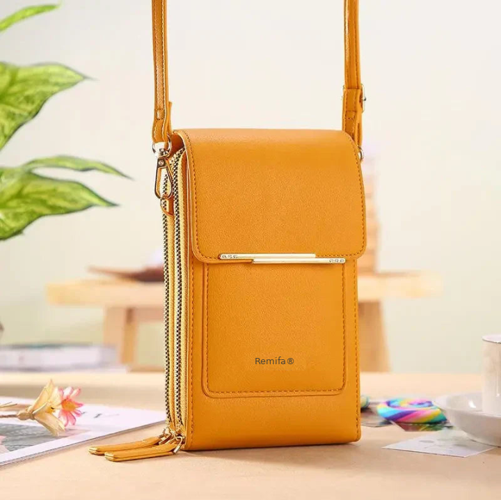 Remifa®2026 Trendy Minimalist Elegant Women's Touchscreen Crossbody Phone Wallet