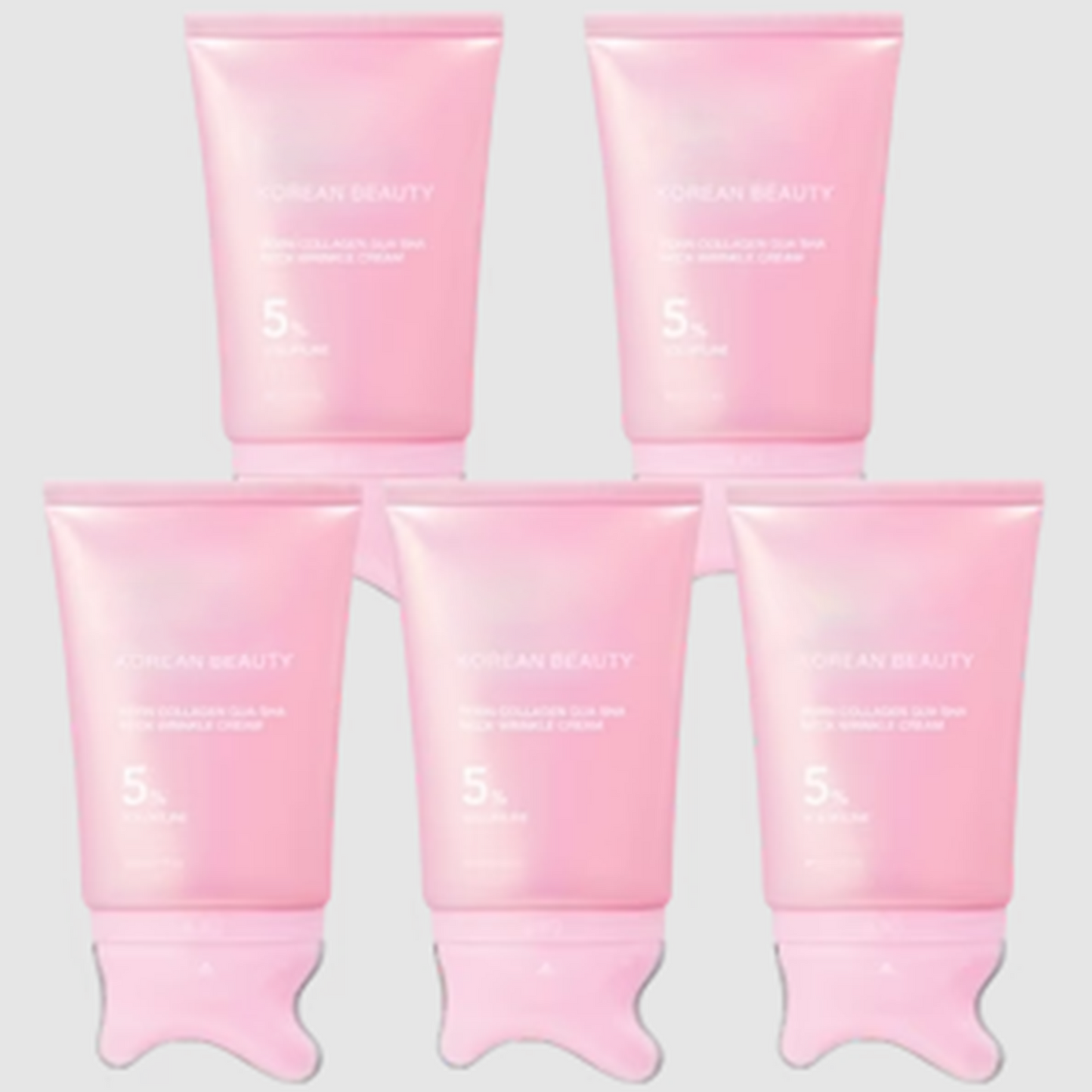 ✨ 5-Min Neck Lift Cream – PDRN Collagen Gua Sha, Firms Turkey Neck & Jawline