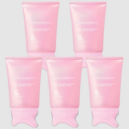 ✨ 5-Min Neck Lift Cream – PDRN Collagen Gua Sha, Firms Turkey Neck & Jawline