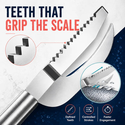 🔥Final 3 Hours: Buy 1, Get 3 FREE-Stainless Steel 3-in-1 Fish Cleaning Tool | Fish Maw Knife, Fish Scale Remover & Scraper for Kitchen