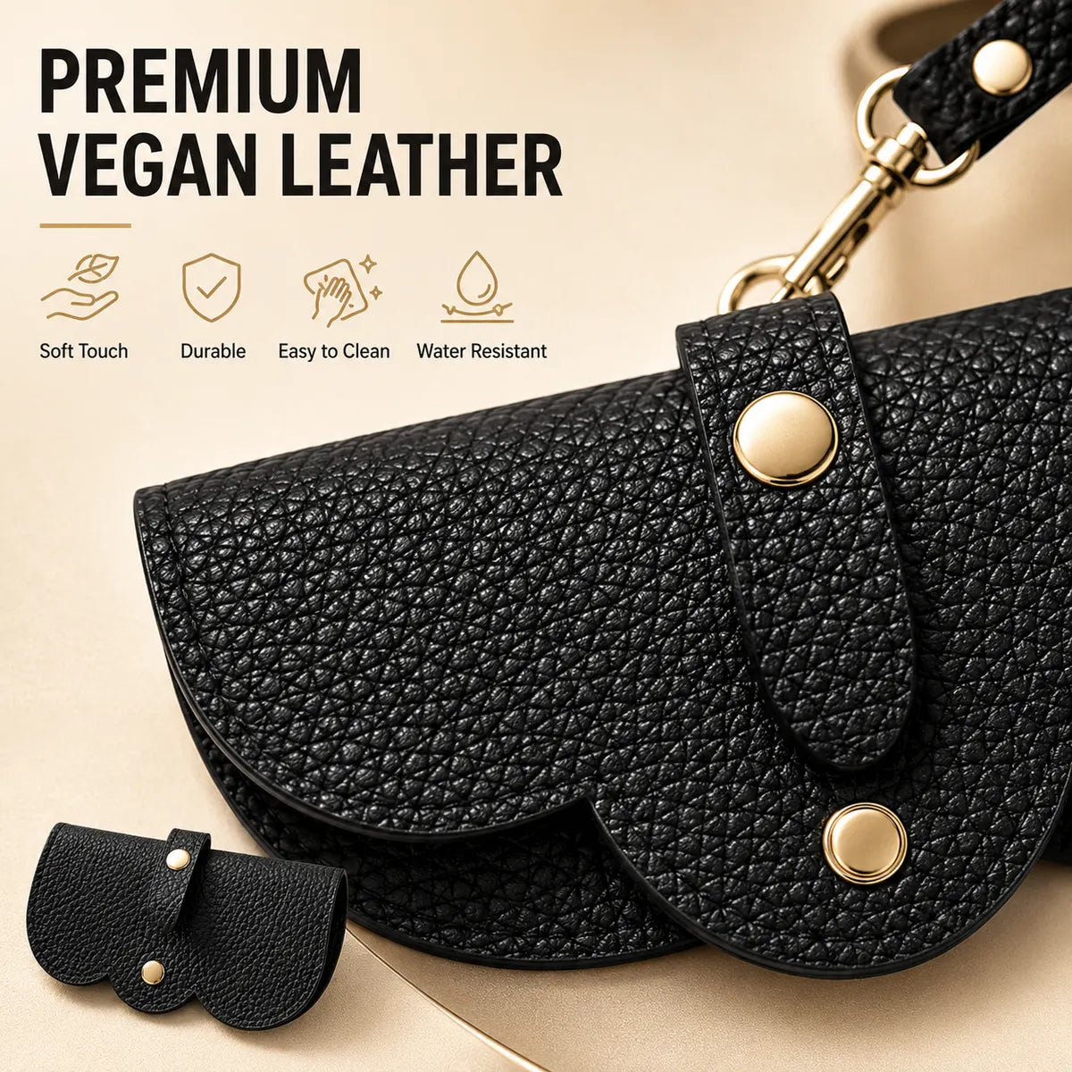 ⏳Last Day 50% OFF⏳-Clip-On Glasses Case – Slim Foldable Eyewear Pouch for Handbags👓