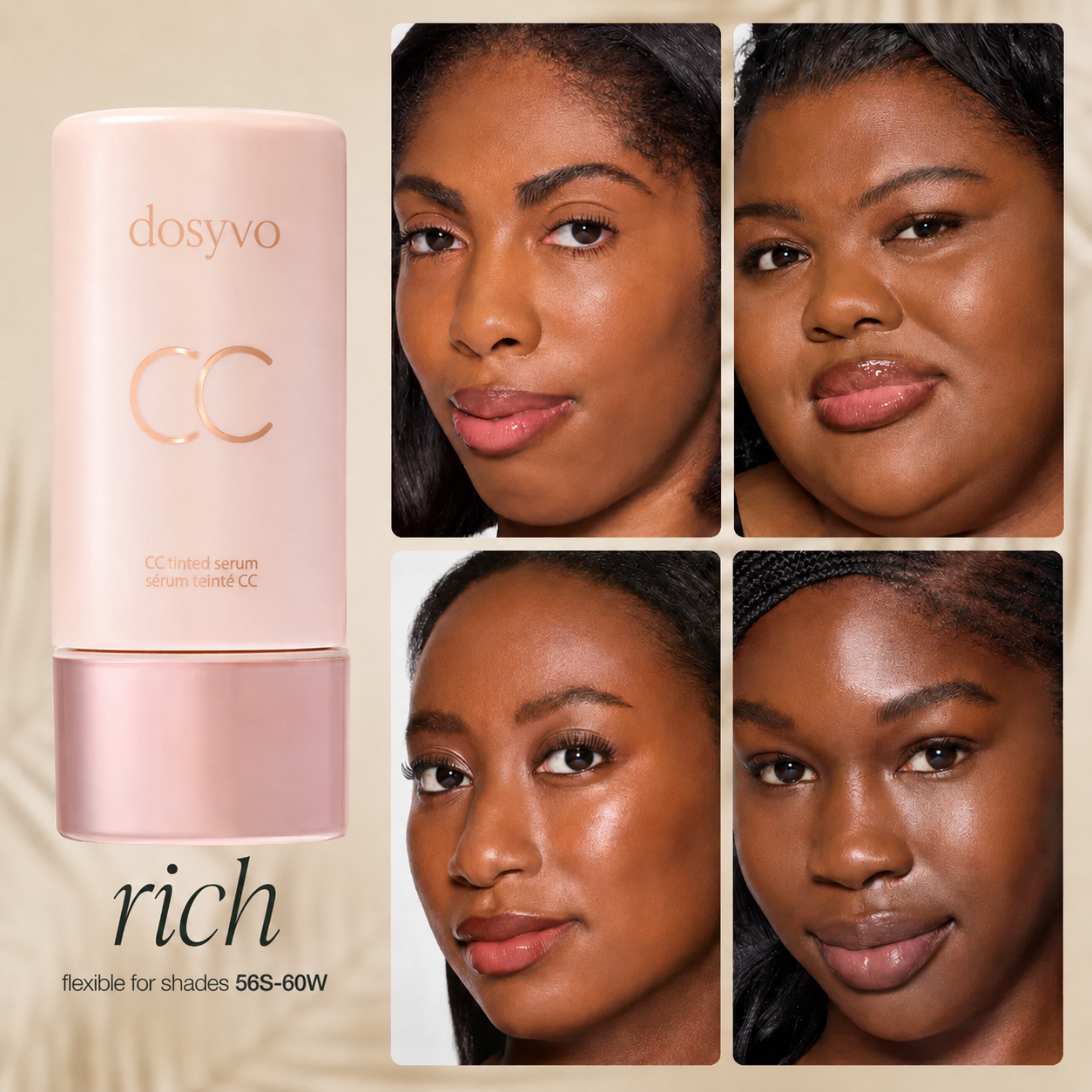 ✨ Color-Correcting Tinted Serum — Adapts to Your Skin Tone, Hydrates 24/7, and Blurs Imperfections