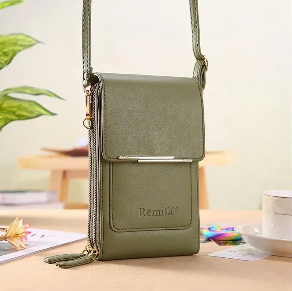 Remifa®2026 Trendy Minimalist Elegant Women's Touchscreen Crossbody Phone Wallet