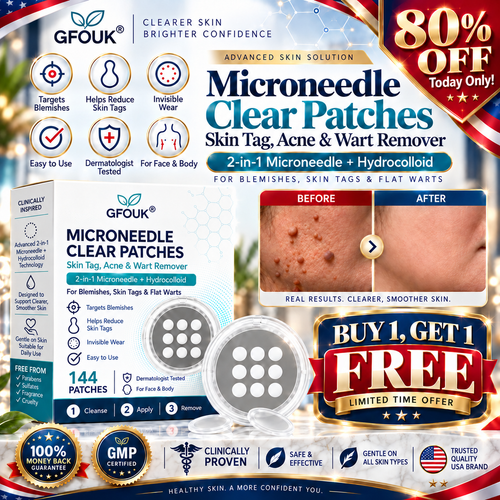 🔥 𝐎𝐟𝐟𝐢𝐜𝐢𝐚𝐥 𝐒𝐭𝐨𝐫𝐞 | GFOUK®  🍃𝐁𝐨𝐭𝐚𝐧𝐢𝐜𝐚𝐥 𝐌𝐢𝐜𝐫𝐨𝐧𝐞𝐞𝐝𝐥𝐞 𝐇𝐲𝐝𝐫𝐨𝐜𝐨𝐥𝐥𝐨𝐢𝐝 𝐏𝐚𝐭𝐜𝐡 (𝐅𝐨𝐫 𝐒𝐤𝐢𝐧 𝐓𝐚𝐠𝐬, 𝐒𝐦𝐚𝐥𝐥 𝐒𝐤𝐢𝐧 𝐆𝐫𝐨𝐰𝐭𝐡𝐬, 𝐖𝐚𝐫𝐭𝐬, 𝐌𝐨𝐥𝐞𝐬, 𝐀𝐠𝐞 𝐒𝐩𝐨𝐭𝐬 & 𝐏𝐢𝐠𝐦𝐞𝐧𝐭𝐚𝐭𝐢𝐨𝐧 𝐂𝐨𝐧𝐜𝐞𝐫𝐧𝐬)