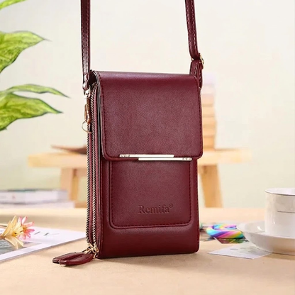 Remifa®2026 Trendy Minimalist Elegant Women's Touchscreen Crossbody Phone Wallet