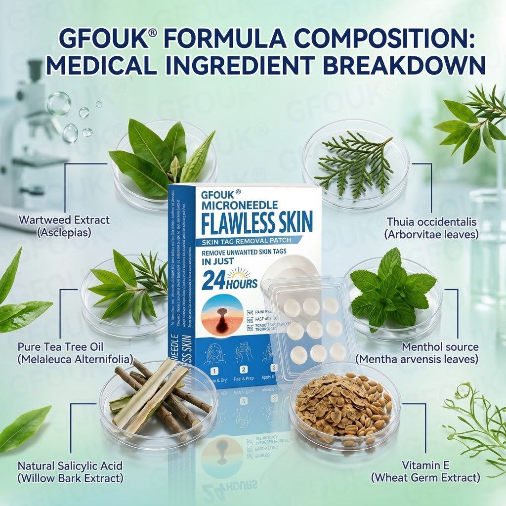 🌟 𝐎𝐟𝐟𝐢𝐜𝐢𝐚𝐥 𝐒𝐭𝐨𝐫𝐞 | 🌿GFOUK®  𝐁𝐨𝐭𝐚𝐧𝐢𝐜𝐚𝐥 𝐌𝐢𝐜𝐫𝐨𝐧𝐞𝐞𝐝𝐥𝐞 𝐇𝐲𝐝𝐫𝐨𝐜𝐨𝐥𝐥𝐨𝐢𝐝 𝐏𝐚𝐭𝐜𝐡 (𝐅𝐨𝐫 𝐒𝐤𝐢𝐧 𝐓𝐚𝐠𝐬, 𝐒𝐦𝐚𝐥𝐥 𝐒𝐤𝐢𝐧 𝐆𝐫𝐨𝐰𝐭𝐡𝐬, 𝐖𝐚𝐫𝐭𝐬, 𝐌𝐨𝐥𝐞𝐬, 𝐀𝐠𝐞 𝐒𝐩𝐨𝐭𝐬 & 𝐏𝐢𝐠𝐦𝐞𝐧𝐭𝐚𝐭𝐢𝐨𝐧 𝐂𝐨𝐧𝐜𝐞𝐫𝐧𝐬)