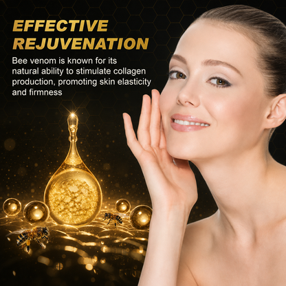 💎Official Brand Black & Gold Upgraded Edition丨Rolimey® Bee venom Pro Comprehensive Cream —Tightening for Skin Types