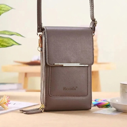 Remifa®2026 Trendy Minimalist Elegant Women's Touchscreen Crossbody Phone Wallet