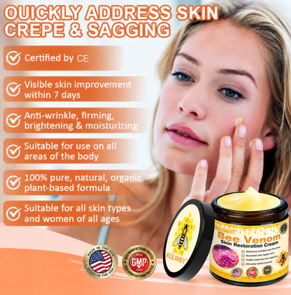 💎 Rolimey® Bee venom Pro Comprehensive Cream —Tightening for Skin Types