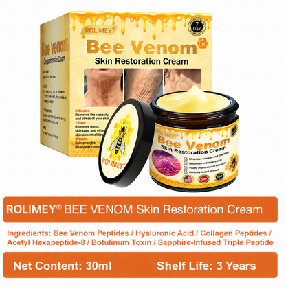 🌟Official Brand Shop丨Rolimey® 🐝Bee venom Pro Comprehensive Cream—Tightening for Skin Types