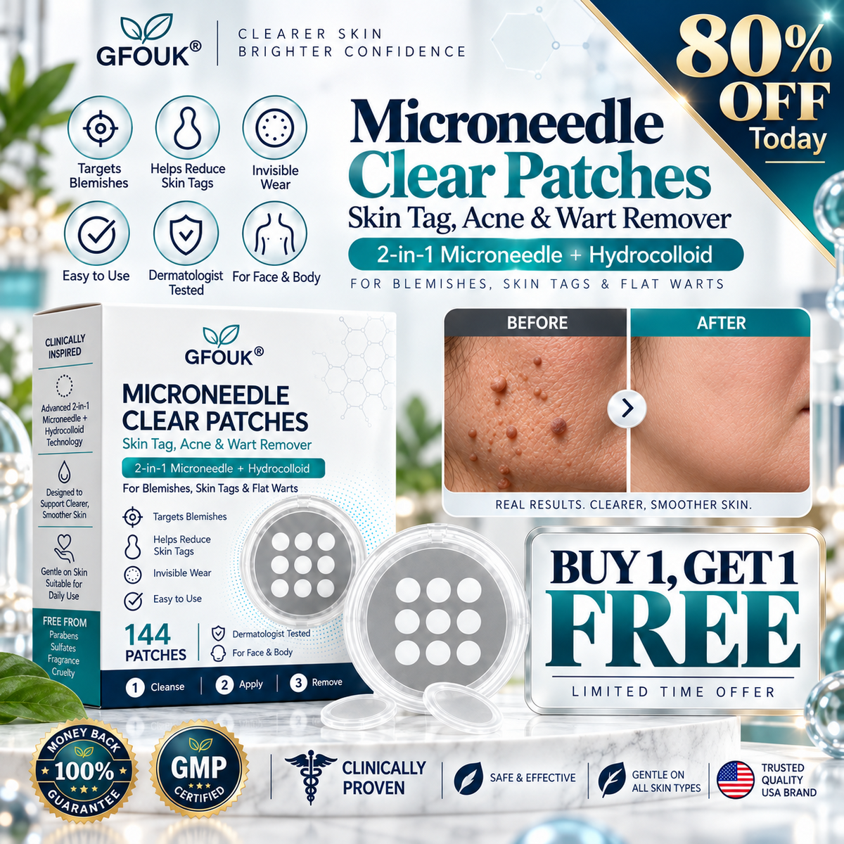 ✅✅ 𝐎𝐟𝐟𝐢𝐜𝐢𝐚𝐥 𝐒𝐭𝐨𝐫𝐞 | GFOUK®  ☘️𝐁𝐨𝐭𝐚𝐧𝐢𝐜𝐚𝐥 𝐌𝐢𝐜𝐫𝐨𝐧𝐞𝐞𝐝𝐥𝐞 𝐇𝐲𝐝𝐫𝐨𝐜𝐨𝐥𝐥𝐨𝐢𝐝 𝐏𝐚𝐭𝐜𝐡 (𝐅𝐨𝐫 𝐒𝐤𝐢𝐧 𝐓𝐚𝐠𝐬, 𝐒𝐦𝐚𝐥𝐥 𝐒𝐤𝐢𝐧 𝐆𝐫𝐨𝐰𝐭𝐡𝐬, 𝐖𝐚𝐫𝐭𝐬, 𝐌𝐨𝐥𝐞𝐬, 𝐀𝐠𝐞 𝐒𝐩𝐨𝐭𝐬 & 𝐏𝐢𝐠𝐦𝐞𝐧𝐭𝐚𝐭𝐢𝐨𝐧 𝐂𝐨𝐧𝐜𝐞𝐫𝐧𝐬)