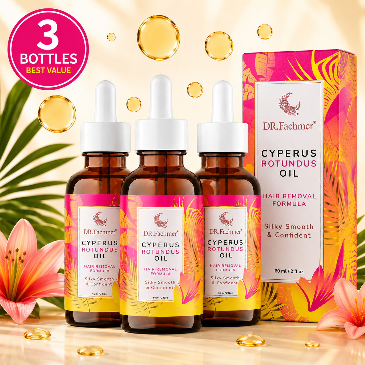 ✨Lustrely Beauty Cyperus Rotundus Oil:🎁 The Ultimate Natural Solution for Smooth, Healthy Skin